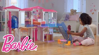 The Interactive Barbie "Hello Dreamhouse" at Play | @Barbie