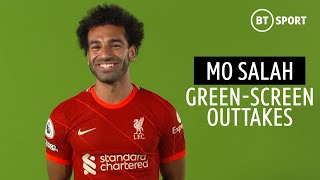 Nicest guy in football? Green-screen promo outtakes with Mo Salah!