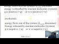 6.1 endothermic and exothermic processes and 6.2 energy diagrams video