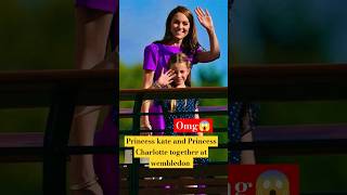 Princess kate and Princess Charlotte at wembledon women final loving moments #shorts #katemiddleton