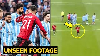 Antony crazy reaction taunting Coventry player after Hojlund scored winning penalty | Man Utd News