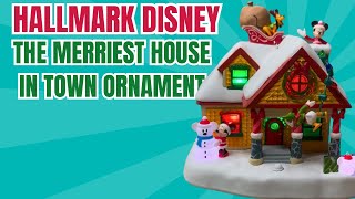 Hallmark 2024 Disney Mickey Mouse The merriest house in town Keepsake Ornament.