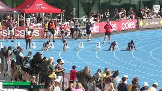 Boys U12 100m Timed Final 2: 2022/23 State Track and Field Championships