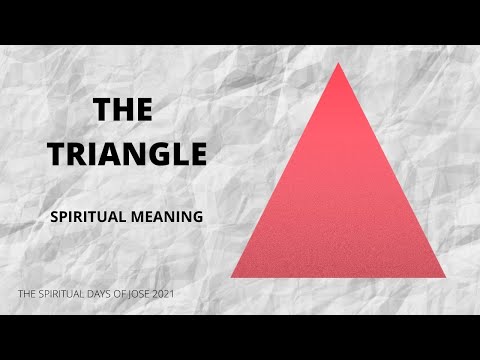 What does a triangle with a dot in it mean?