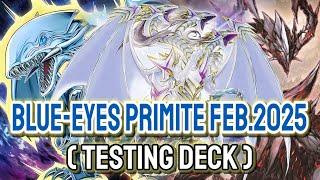 Blue-Eyes + Primite is the Best !!🔥 YGOPRO - Blue-Eyes Primite Feb.2025 | Testing Deck