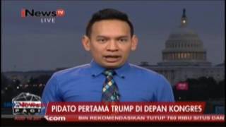 Laporan Langsung VOA untuk iNewsTV: Pidato Pertama Trump di Depan Kongres AS