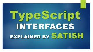 learn TypeScript | Interfaces | How to use interfaces | interface Inheritance #typescripttutorial