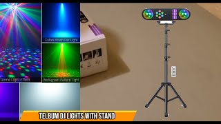 Telbum DJ Lights with Stand