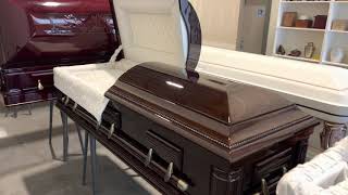 Casket Depot Solid Wood Casket | Hamilton Walnut | 28\