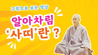 명상에서 가장 중요한 마음도구, 알아차림(사띠)란? - 그림으로 쉽고 재밌게 배우는 명상 강의 2편 / 범준스님