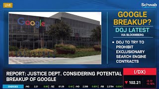 Justice Department Considers Breaking Up Google