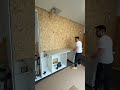 installing the cabinets how kitchen home diy woodworking bourbonmoth howto