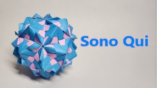 Origami Kusudama: Sono Qui (Brian Beitel)