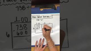 Place Value Sections Method for Division