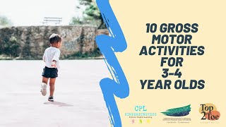 10 Gross Motor Activities for 3-4 Year Olds