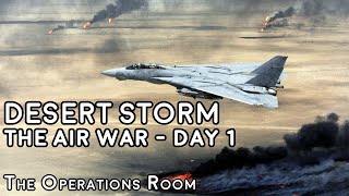 Desert Storm - The Air War, Day 1 - Animated