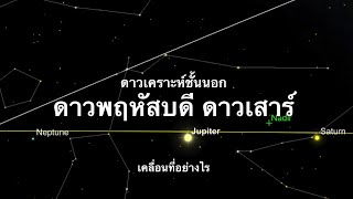 ดูดาวกัน EP242: ดาวพฤหัสบดี ดาวเสาร์ 🪐 เคลื่อนที่อย่างไร