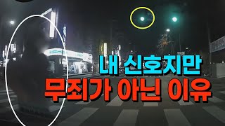 20898회. 횡단보도에서 신호를 기다리다가 신호가 바뀌어서 출발했는데 뒤늦게 건너오는 보행자와 사고가 났습니다