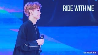 180914 유앤비(UNB) CHAN 청춘해콘서트 - Ride with me