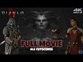 DIABLO 4 All Cinematics Full Movie (2023) 4K ULTRA HD