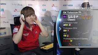 [프로리그2014] 김도우(SKT) vs 전태양(KT) 6세트 프로스트 -EsportsTV, 프로리그2014