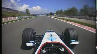 F1, Spain 2004 (Q2) Zsolt Baumgartner OnBoard