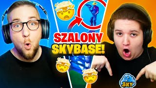 Najbardziej SZALONY Skybase w FORTNITE! (Jesteśmy AMATORAMI...)