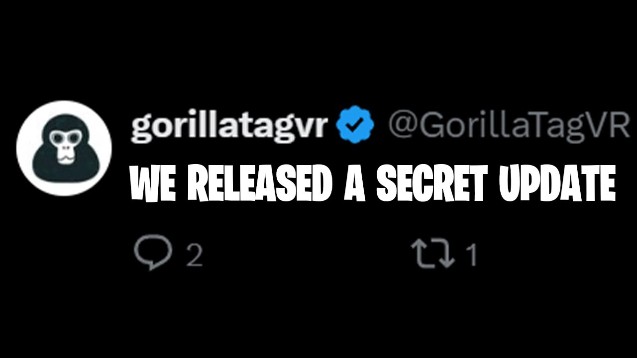 Gorilla Tag Just Released An Update Youtube