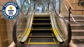 【4K60P】ギネス 世界一短い エスカレーター！川崎モアーズ プチカレーター/Guinness World Records in Kanagawa Kawasaki More's Escalator