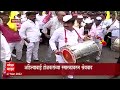 sangli gopichand padalkar गोपीचंद पडळकरांच्या नेतृत्वात श्रेयवादावरुन आंदोलन abp majha