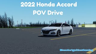 2022 Honda Accord POV Drive (Central Kansas Roleplay Roblox)