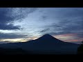 笠雲のできるまで（富士山）4kタイムラプス