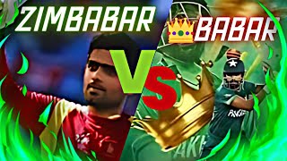 Zimbabar or legend | Takes on worlds best teams | babar edit | cricketing editz