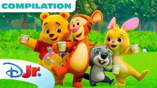 Playdate with Winnie the Pooh Season 2 MEGA Compilation! 🍯 | 30 Minutes | @disneyjr