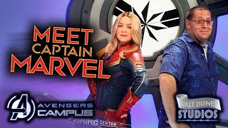 Captain Marvel Character Encounter - Training Center in Avengers Campus, Walt Disney Studios Paris