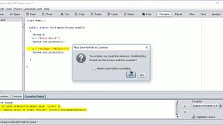 Java Strings and Escape Codes using Dr. Java