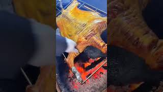 ពពែអាំង #cooking #food #streetfood #yummy #bbq #goat