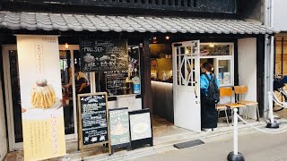 SUB [Kyoto Cafe Walk] Walk from Sweets Cafe Kyoto Keizo to Nijo Castle!