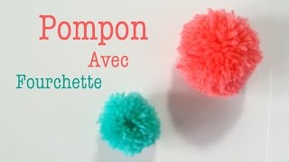 DIY Comment faire un pompon avec une fourchette