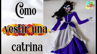 como vestir una calavera |catrina|esqueleto