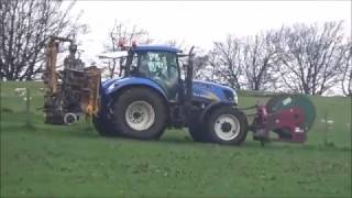 Slurry Injecting with New Holland \u0026 Joskin