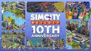 SimCity BuildIt - 10 year anniversary game trailer