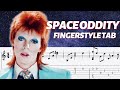 DAVID BOWIE - SPACE ODDITY Fingerstyle Tab -