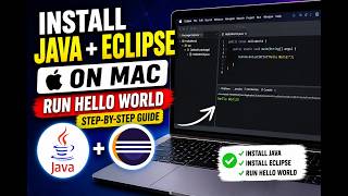 How to Install Java and Eclipse on Mac + Run Hello World Program