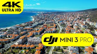 4K Drone Video - Majestic Mountains: Aerial Views of Sveti Vlas, Bulgaria - DJI Mini 3 Pro