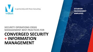 [Webinar] COVID-19 Security Operations Crisis Management Best Practices for CSIM