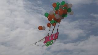 50th Year Balloon Raising, Colorful Balloon Raising