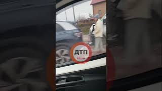 ДТП з ірпіня по новій трасі, В сторону Київа. Відео А, дяка