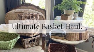 Thrifting for Baskets and How to Use Them in Your Home