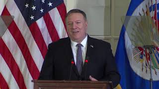 The OAS: Multilateralism That Works: Secretary Pompeo's Remarks to the OAS